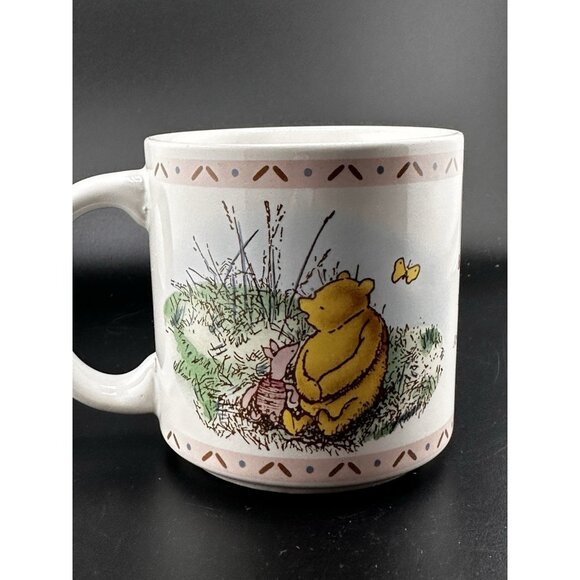 Disney Classic Winnie the Pooh Christopher  Robin Coffee Mug By Charpente Korea - Picture 7 of 10